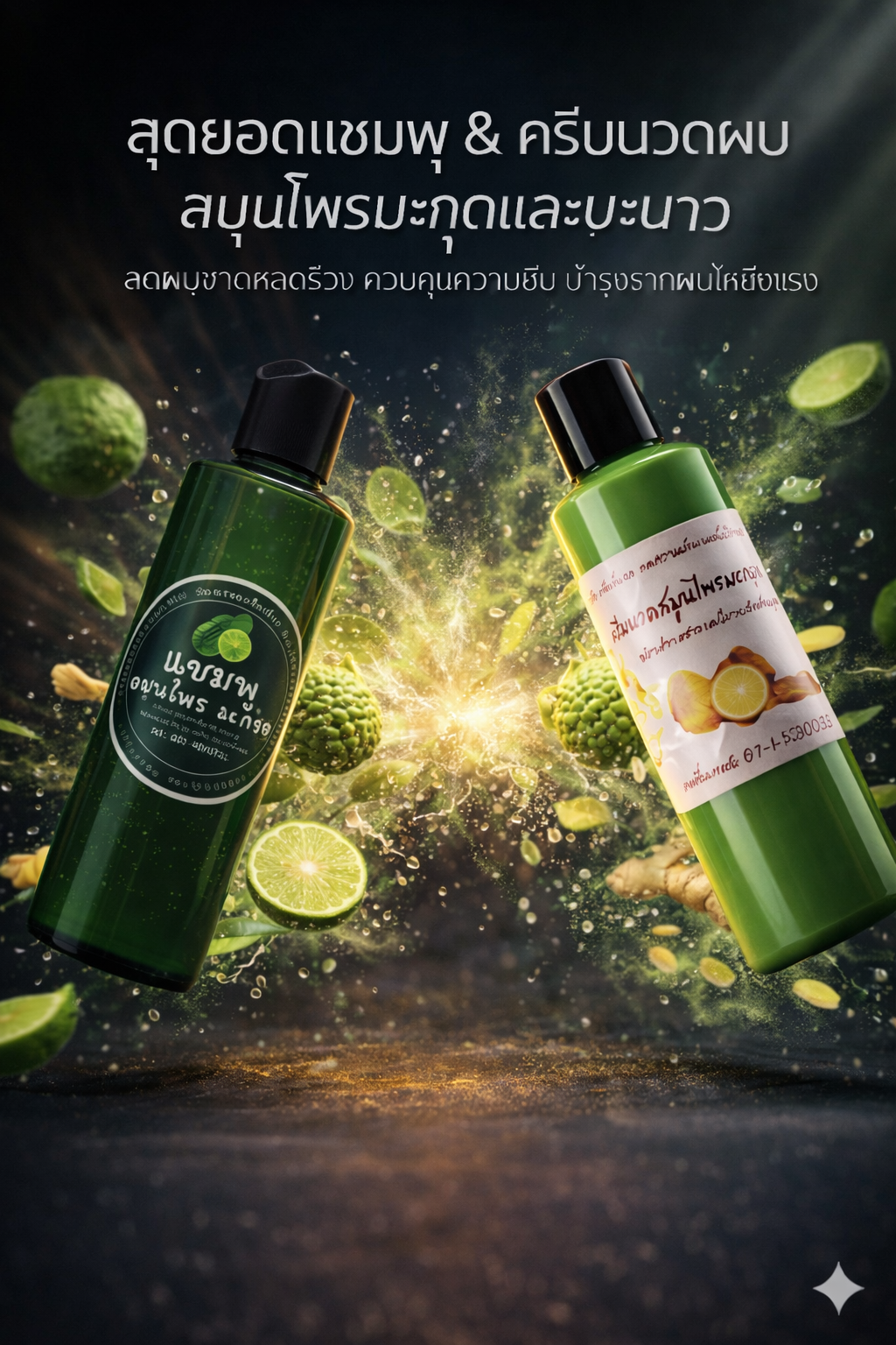 เซ็ทคู่แชมพูกับครีมนวดมะกรูด - Image 3
